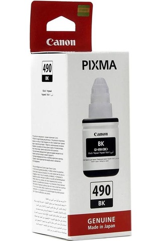 Canon GI-490 BK 0663C001 Şişe Mürekkep Kartuş Siyah