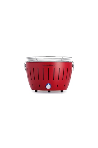 Lotusgrill S Dumansız Kömürlü Mangal - Çantalı, Taşınabilir Kamp Barbeküsü Kırmızı