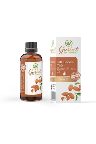 Tatlı Badem Yağı %100 Saf Doğal Seyreltilmemiş 50ml Sweet Almond Oil