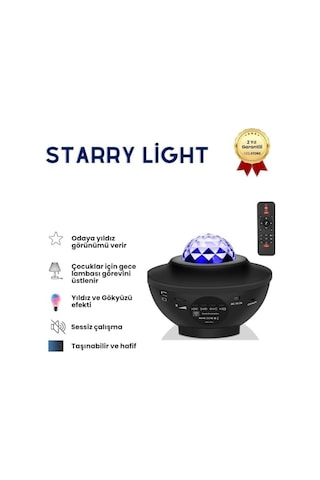 Ayrex Dubistda Led Yıldızlı Gökyüzü Projektörü Samsung Galaxy Uyumlu Starry Projektör Işığı, Bulutlar Ve Yıldızlar,