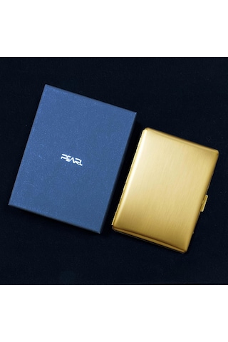 Pearl Japan Cosmos Metal Uzun Sigara Tabakası Satin Gold 9lu