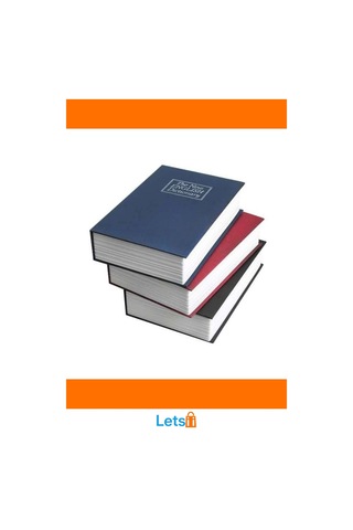 Gizli Kasa Kitap Görünümlü Dayanıklı Sözlük 1 Adet