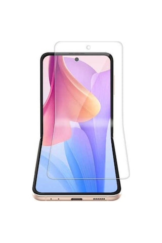 Samsung Uyumlu Galaxy Z Flip 4 3D Side Glass Ekran Koruyucu Renksiz