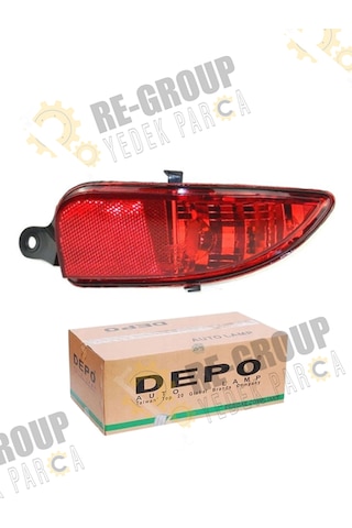 Opel Corsa C Arka Tampon Reflektörü Makyajlı Kasa 2004-2006 -sağ-