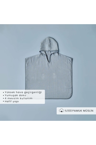Bella Maison Marine Müslin Panço Mavi 60 x 60 CM Mavi