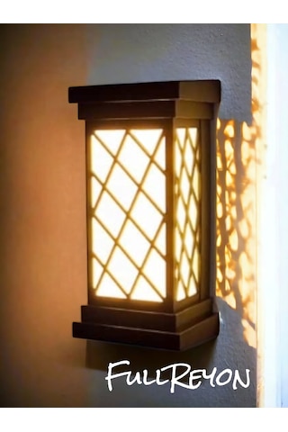 24 Watt Gün Işığı Modern İç Ve Dış Mekan Led Aplik, Banyo, Teras, Veranda, Balkon, Kamelya Armatürü Siyah