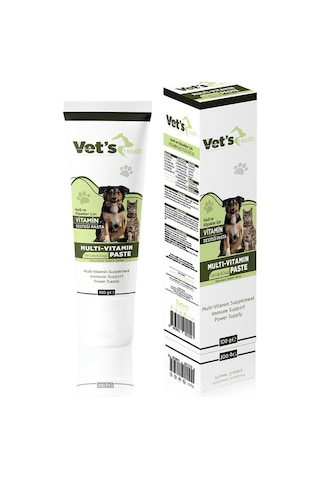 Vet's Health Multi-Vitamin Paste Kedi Köpekler İçin Vitamin Destek 2 x 100 G