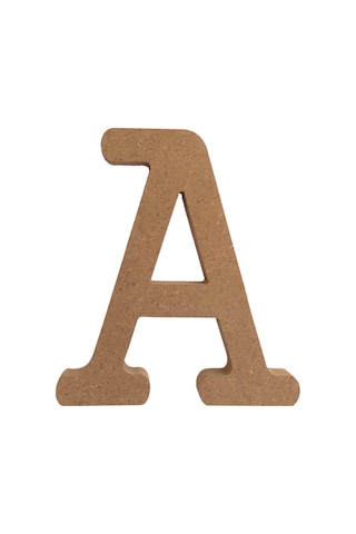 Na Neşeli Ahşap 20 Cm 18 Mm Ahşap A Harfi.boyanabilir Ahşap Harf.ahşap Boyama Ürünü.ham Ahşap Harf. Model Neseli234567891