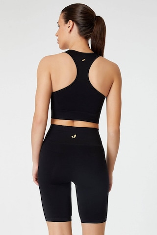 Jerf Vella Racerback Konfor Sport Bra Siyah