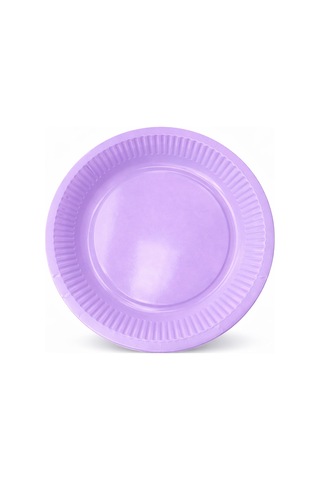 Beysüs Makaron 8'li Tabak Bardak Set Lila