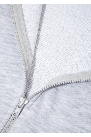Mavi - Baskılı Kapüşonlu Gri Sweatshirt 6s10182-88467 Gri