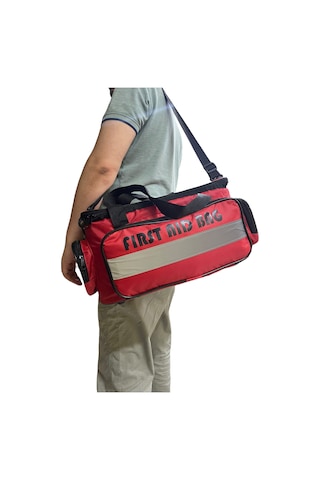 Medsey Standart İlk Yardım Travma Çantası Kırmızı