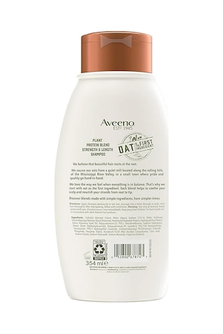 Aveeno Plant Protein Blend Güç ve Uzunluk Desteği Şampuanı 354ML