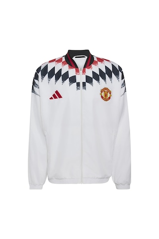 Adidas Erkek Ceket Manchester United Stadium Track Top Kv4348 Beyaz