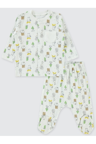 Civil Baby Erkek Bebek Takım 1-6 Ay Ekru Ekru