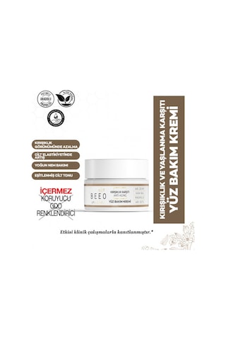 BEE'O ApiBeauty Arı Zehirli Propolisli Arı Sütlü  Yüz Bakım Kremi 50 ML