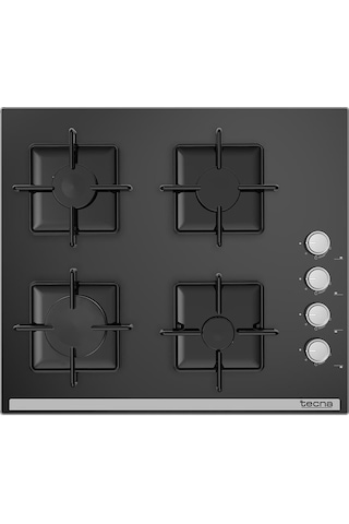 Tecna AO 614SC 60 Cm Siyah Cam Ankastre Ocak