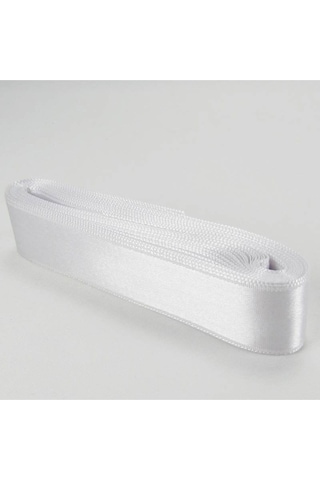 Beyaz Saten Kurdela 3 Cm. X 10 Metre 6