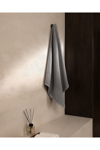 Madame Coco Genevieve %100 Pamuk Banyo Havlusu - Gri - 70x140 Cm 8684427342572 Çok Renkli