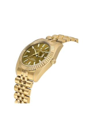 Inspıratıon Jwl04120 Sellita Sw100, 25 Jewels Otomatik Mekanizmalı, Swiss Made Kadın Kol Saati Altın Rengi