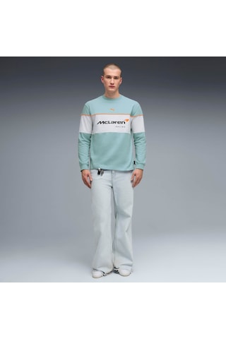 Puma Mclaren Racıng Lıfestyle Erkek Geniş Kesim Sweatshırt 637508 05 Mavi
