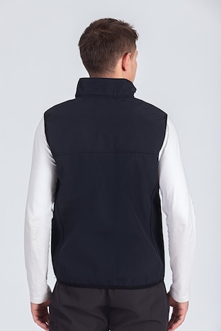 Vatan Tekstil Softshell Dik Yaka Erkek Yelek Lacivert
