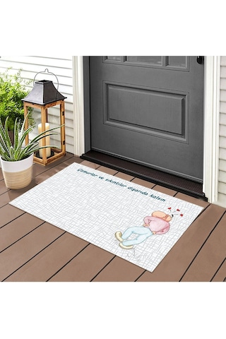 Dışarıda Kalsın Kapı Önü Paspas Lovebug-t