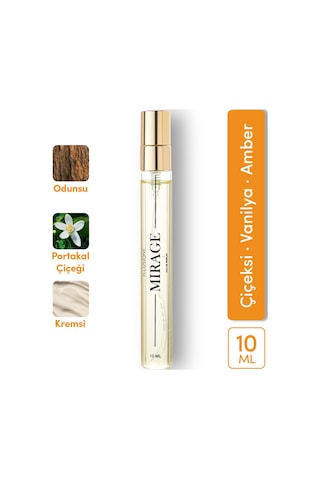 Mirage Edp Kadın Seyahat Boy Parfüm 10ml Çiçeksi-odunsu-kremsi Portakal Çiçeği, Sümbülteber,misk