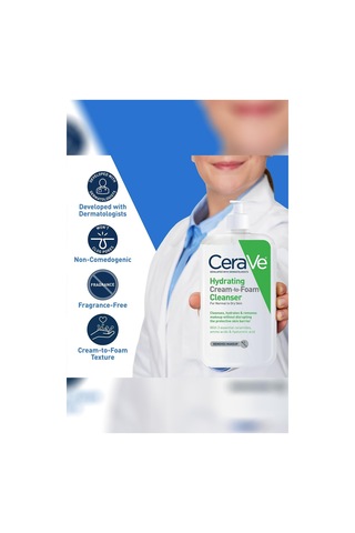 Cerave Nemlendirici Kremden Köpüğe Dönüşen Yüz Temizleyici 355ml