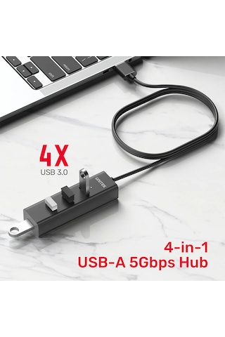 Unitek 4-in-1 Usb-a 5gbps Hub Y-3089v01 Ttkunı0017