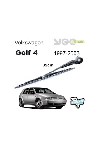 Yeo Vw Golf 4 İle Uyumlu Arka Silecek Kolu Ve Süpürgesi 1997-2005