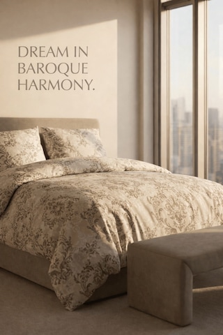 Çift Kişilik Nevresim Takım - 80% Pamuk, 20% Polyester - 200 Cm X 220 Cm Beyaz