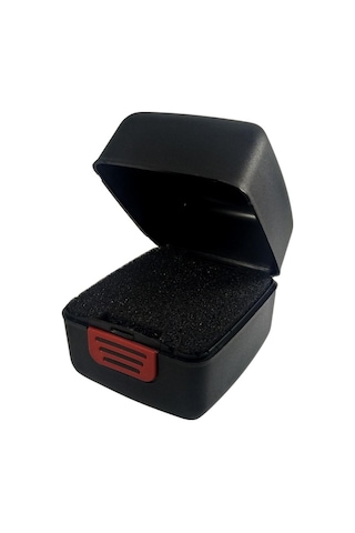 Özer Kutu Siyah Sert Plastik Saat Kutusu 6 Li Paket İçi Süngerli Siyah