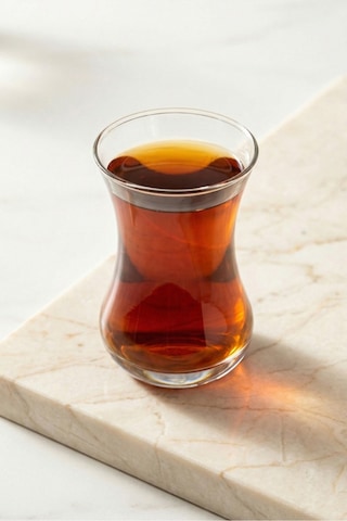 LAV Demet Cam Çay Bardağı 6 Kişilik 135 ml