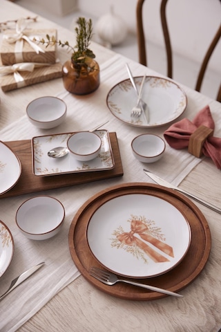 Kütahya Porselen Serenza 14 Parça 6 Kişilik Kahvaltı Takımı 417663 Çok Renkli