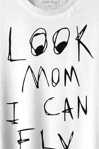 Look Mom I Can Fly Travis Scott Baskılı Tişört Unisex T-shirt 001