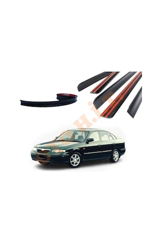 Mazda 626 98-01 Uyumlu Bagaj Üstü Spoiler Mat Siyah