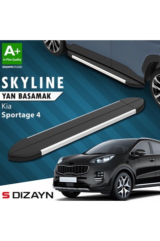 S-dizayn Kia Sportage 4 Skyline Aluminyum Yan Basamak 173 Cm 2016-2021 A+ Kalite