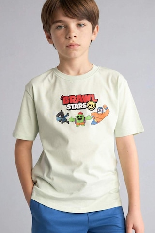 Defacto Brawl Stars Oversıze Bisiklet Yaka Kısa Kollu Tişört Erkek Çocuk H3510a826smgn1139 Yeşil-gn1139