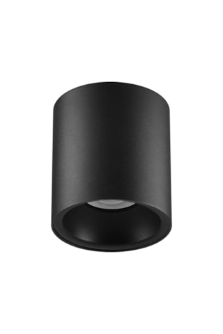 Silindir Sıva Üstü Led Spot Siyah-siyah 5w