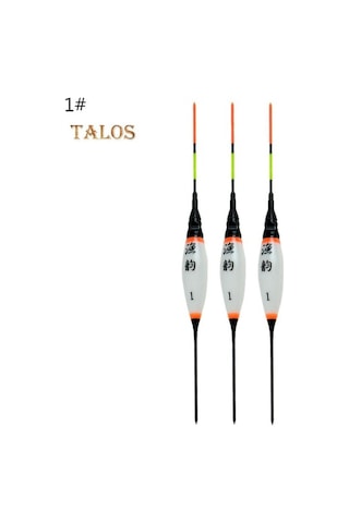 Pazly 3 Adet Led Işıkli Dikey Balıkçılık Şamandıra Bobber - Gece Balıkçılık İçin Uygun