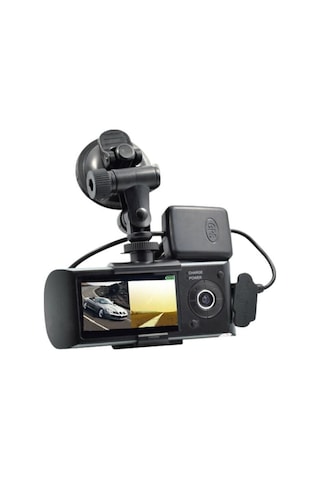 Çift Lensli Ön Ve Araç İçi Kayıt Kamerası 1080p Full Hd Gps Modüllü G Sensörlü Kızılötesi Gece Sensörlü Yol Kayıt Cihazı