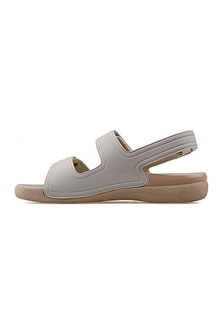 Ceyo 1300-4 Krem Kadın Anatomik Sandalet 450 Renkli Çok Renkli