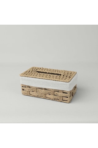 Linens Tidy Pecete Kutusu 25x14,5x10,7 Cm Naturel Naturel
