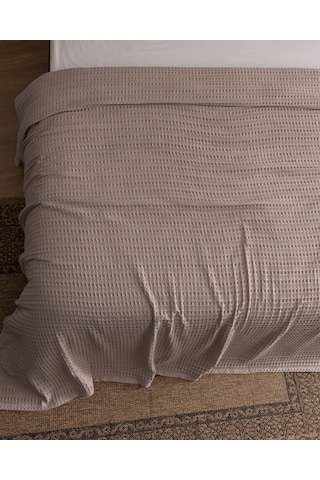 Madame Coco Lavrice King Size Pamuklu Bambu Pike - Pudra 8684427333549 Çok Renkli