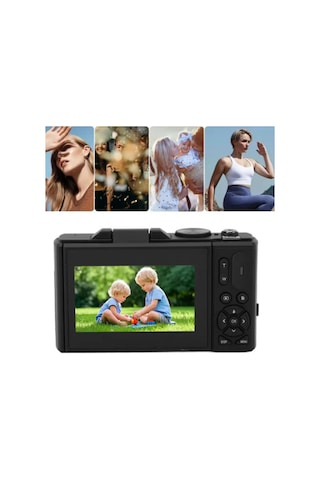 5k 75mp Hd Dijital Kamera 18x Dijital Zoom, Flaşlı,3.0 İnç Ekranlı Fotoğraf Makinesi Najmaddin Belirtilmemiş
