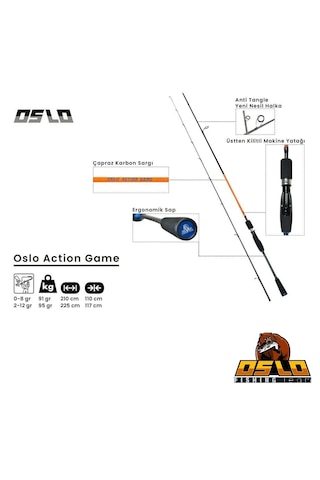 Oslo Action Game 210cm 1-8gr Lrf Olta Kamışı