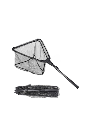 Yuntech01 Alüminyum Nylon Kauçuk Katlanabilir Balık Avı Ağı - Küçük/orta Seçenekli Taşınabilir Av Aleti