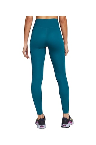 Nike One Luxe Leggings Tigh Fit Lazer Kesim Soft Yumuşak Toparlayıcı Tayt Petrol Mavisi