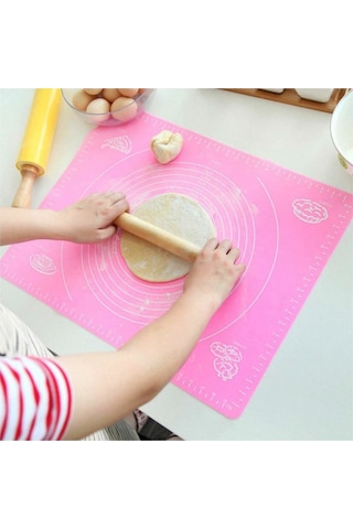 Silikon Hamur Açma Matı Ölçekli 40X50 Cm.